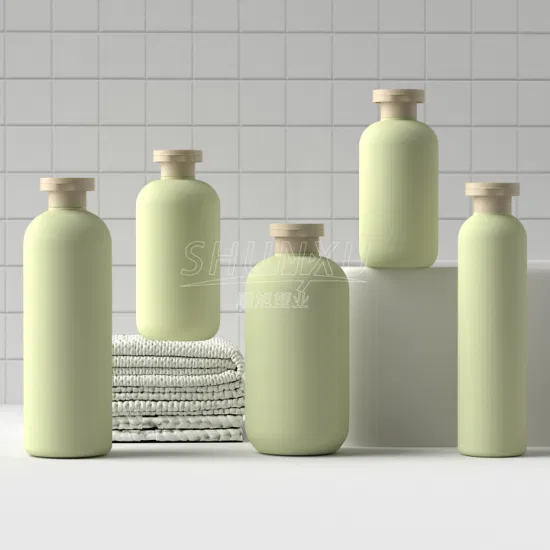 Großhandel Kunststoff-Kosmetikflasche 200/260/300/400/500 ml Shampoo-Flasche Lotionspumpe Luxus-Kosmetikverpackung