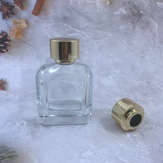 Parfümflaschen Zubehör Vintage Parfümzerstäuber Holzkappen Flasche Aluminium/Metall/Kunststoffkappe